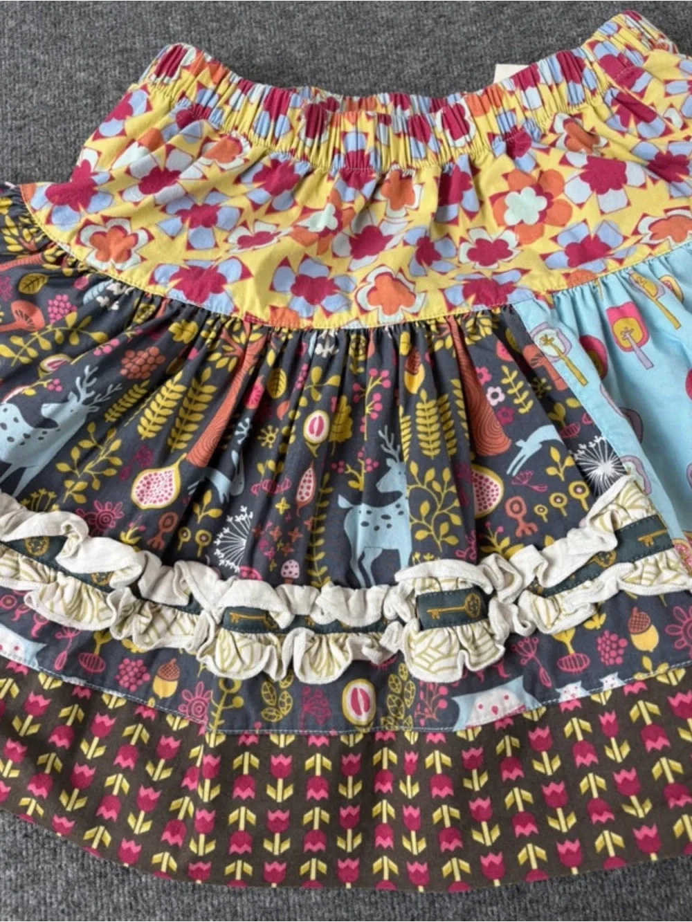 Matilda Jane Girls 6 Farm Cottagecore Whimsy Prairie Skirt & Tunic/Lap Dress